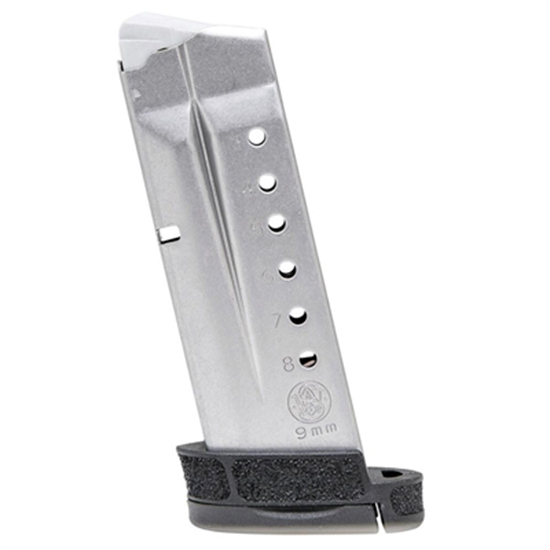 SW MAG M&P9 SHIELD M2.0 9MM 8RD FINGER REST SS - Magazines